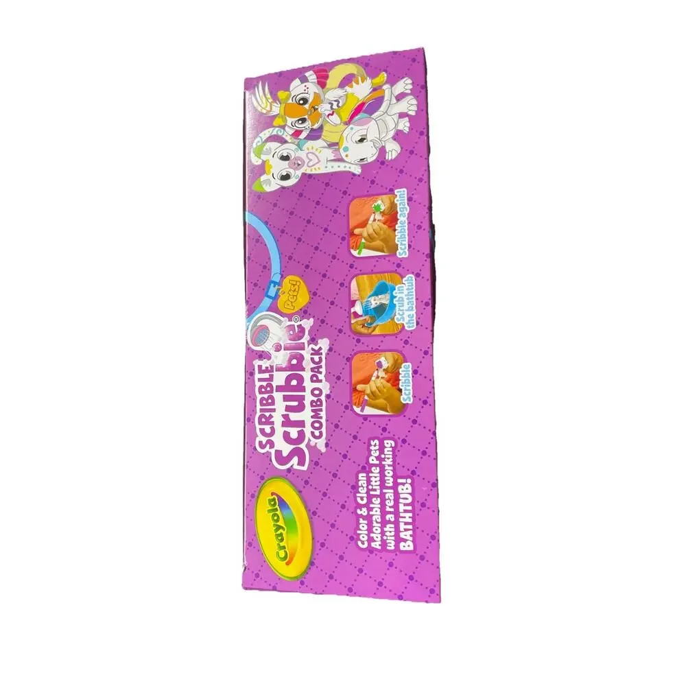 Crayola Scribble Scrubbie Pet Combo Pack With Washable Markers,